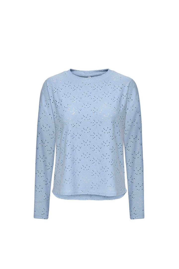 Only - Onlsmilla Life L/S Top - 5005667 Soft Chambray