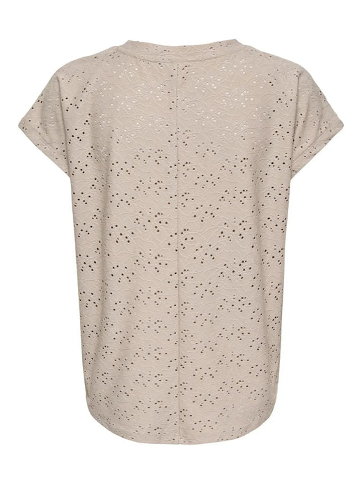 Only - Onlsmilla Life S/S Top - 4991258 Chateau Gray T-shirts 