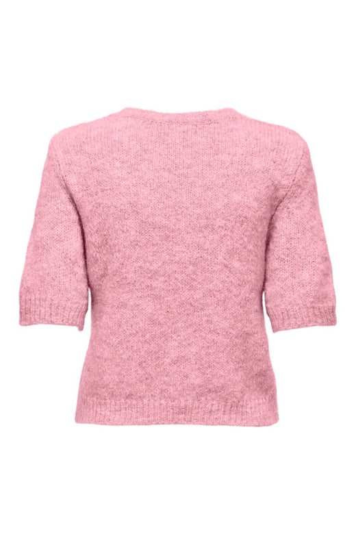 Only - Onlstarla Ss O-Neck Cc Knt - 4982812 Romance Rose Melange