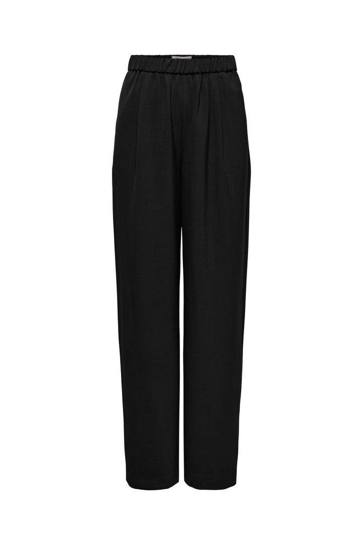 Only - Onlsvea Life Pull-Up Pant - 4957589 Black