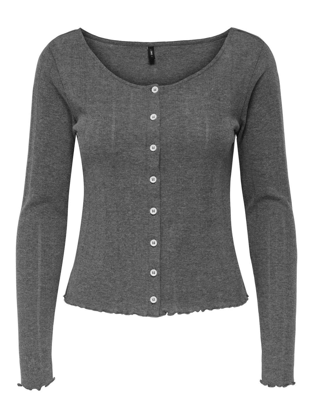 Only - Onltenna L/S Cardigan - 4910573 Dark Grey Melange