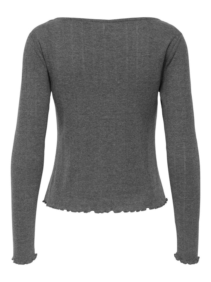 Only - Onltenna L/S Cardigan - 4910573 Dark Grey Melange