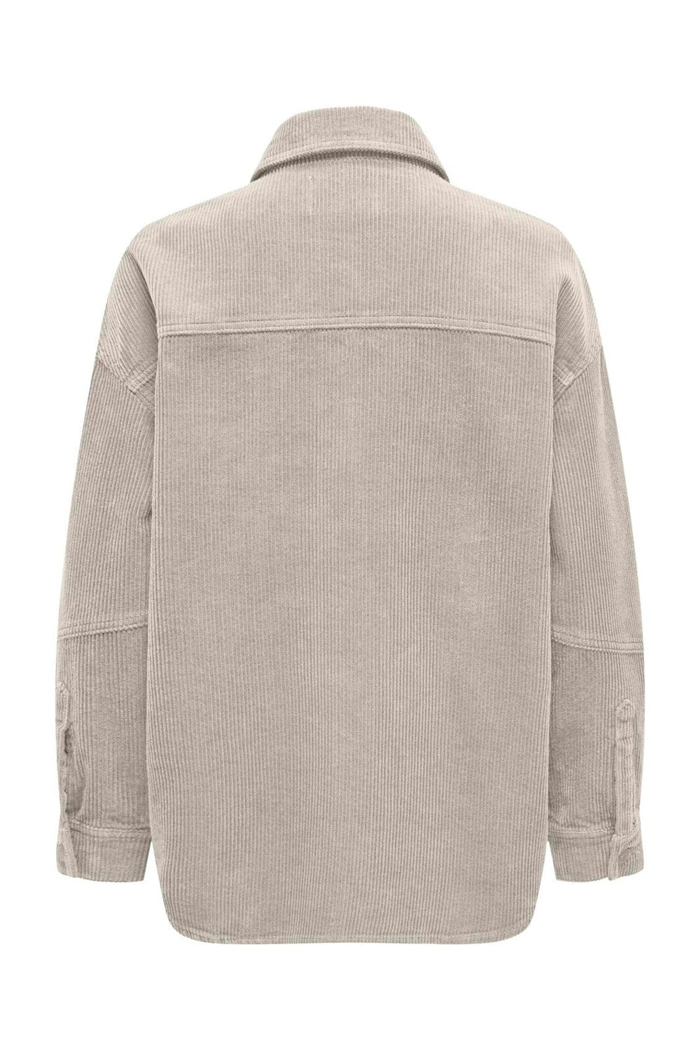 Only - Onltiggy L/S Cord Shacket - 4732421 Silver Lining