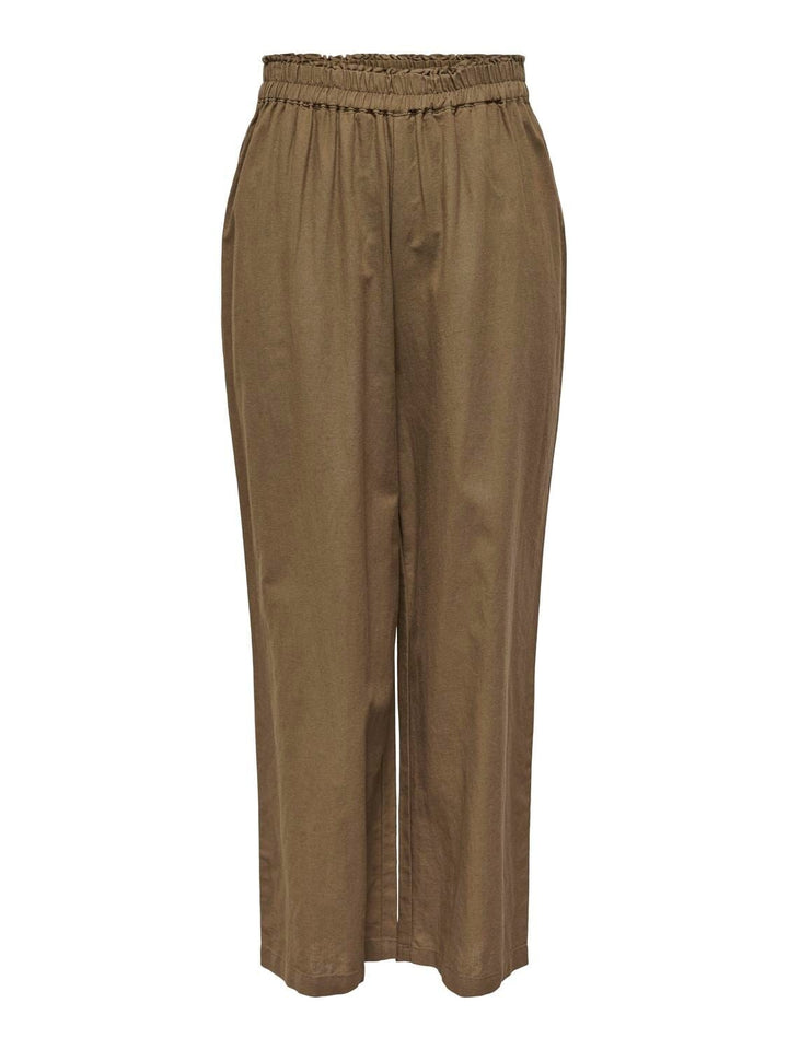 Only - Onltokyo Linen Blend Pant - 4144366 Cub