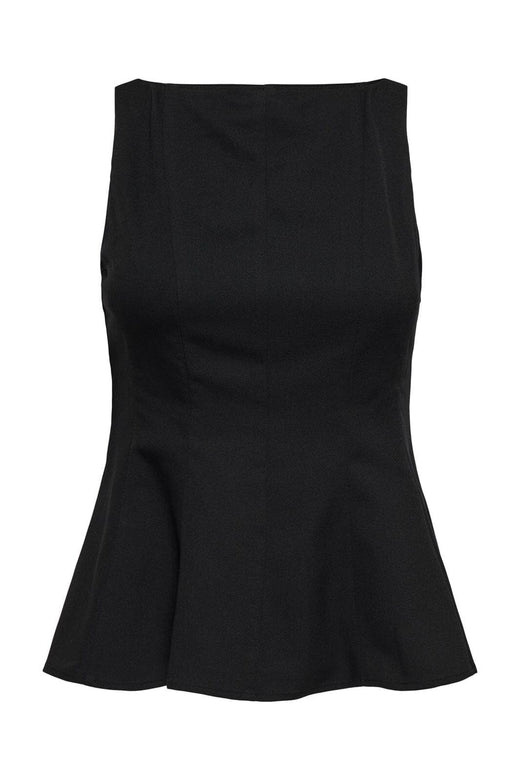 Only - Onlunita Life S/L Peplum Top Tlr Ox - 4978186 Black