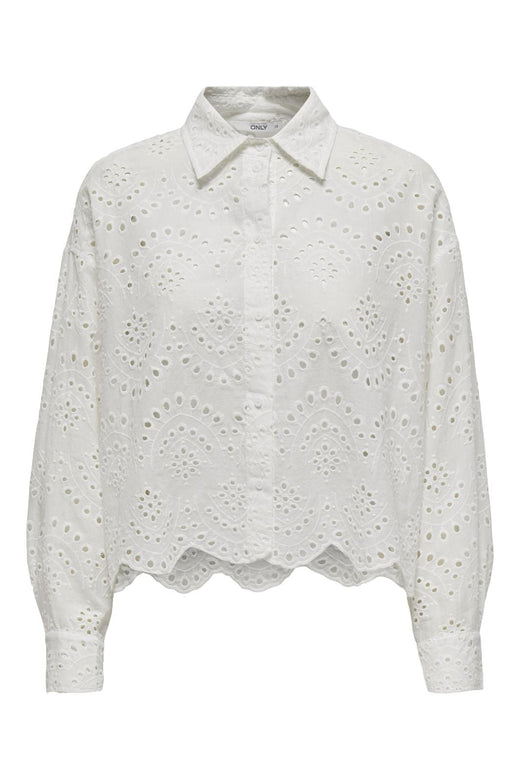 Only - Onlvalais L/S Shirt - 3996101 Cloud Dancer