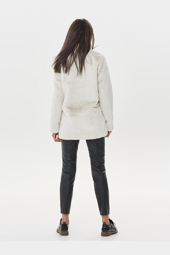 Only - Onlvida Faux Fur Coat - 2900048 Pumice Stone