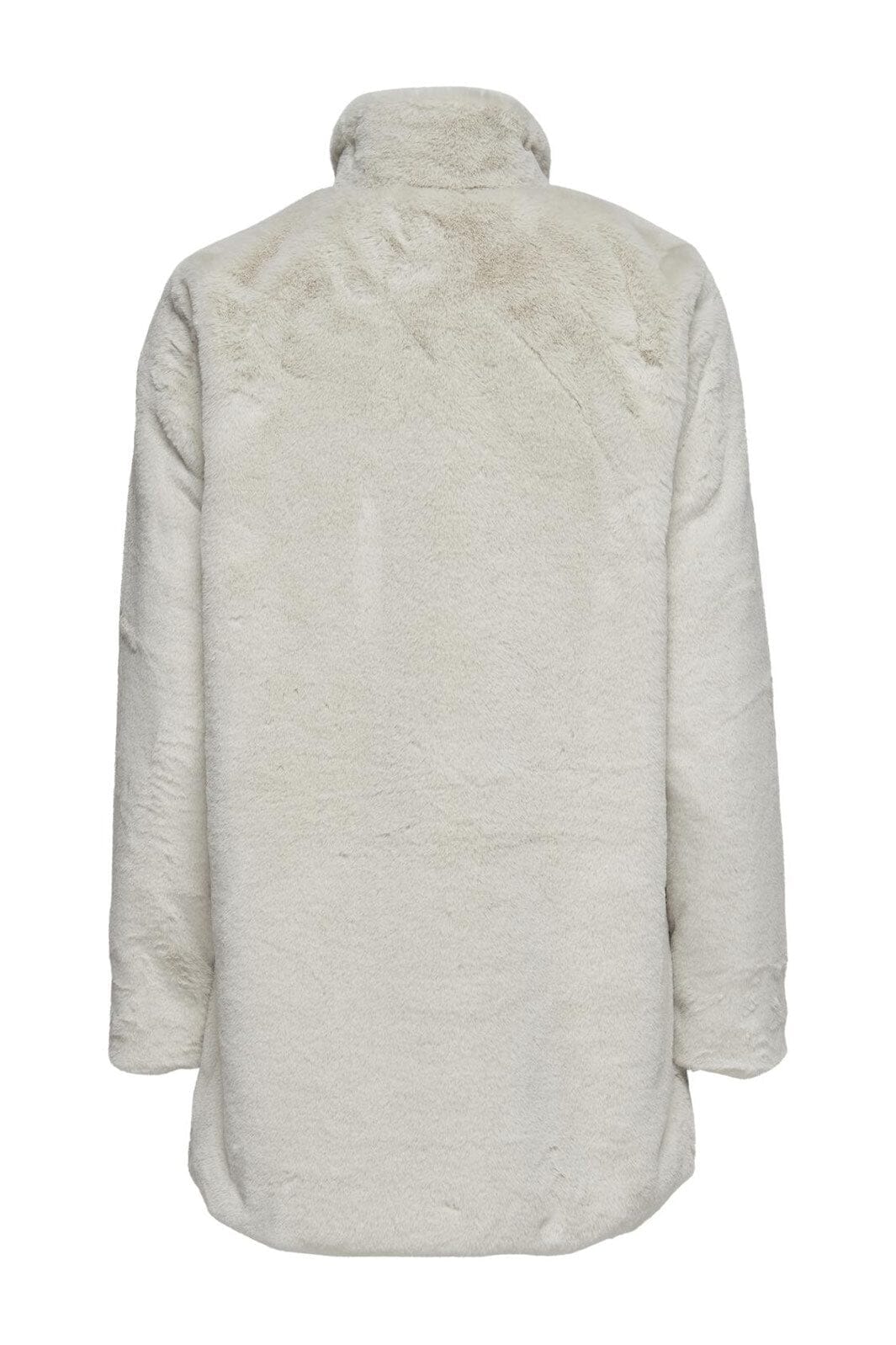 Only - Onlvida Faux Fur Coat - 2900048 Pumice Stone