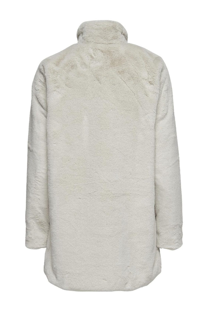 Only - Onlvida Faux Fur Coat - 2900048 Pumice Stone