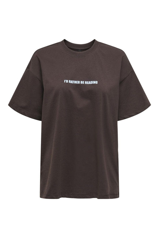 Only - Onlvivvi Life S/S Lovely Top - 4897146 Black Coffee Page Bookstore