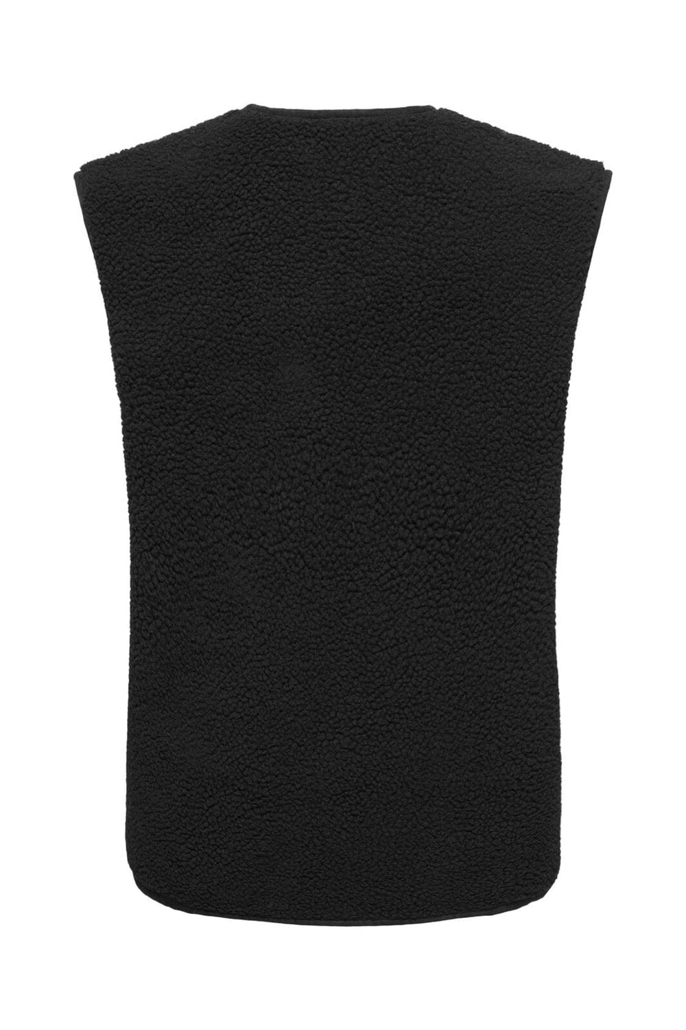 Only - Onlwendy Teddy Waistcoat - 4982797 Black