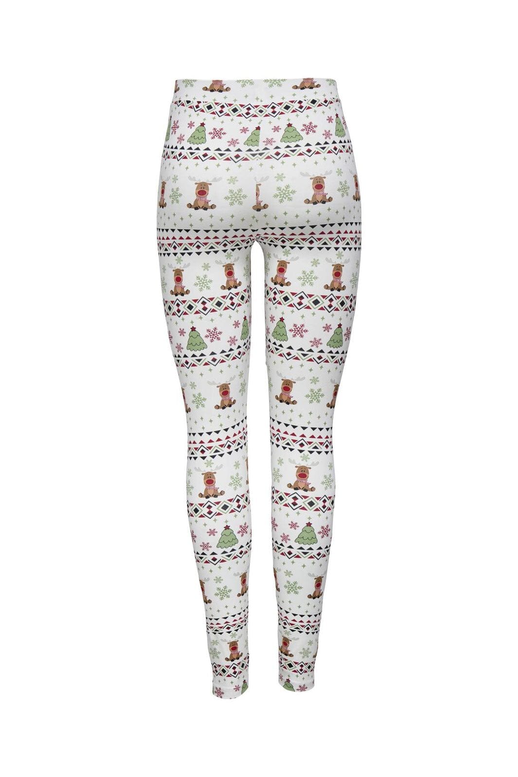 Only - Onlxmas Elfi Life Leggings - 4838232 Cloud Dancer Deer Christmas