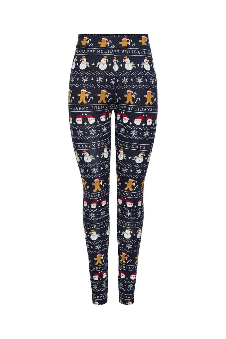 Only - Onlxmas Elfi Life Leggings - 4838236 Night Sky Happy Holidays