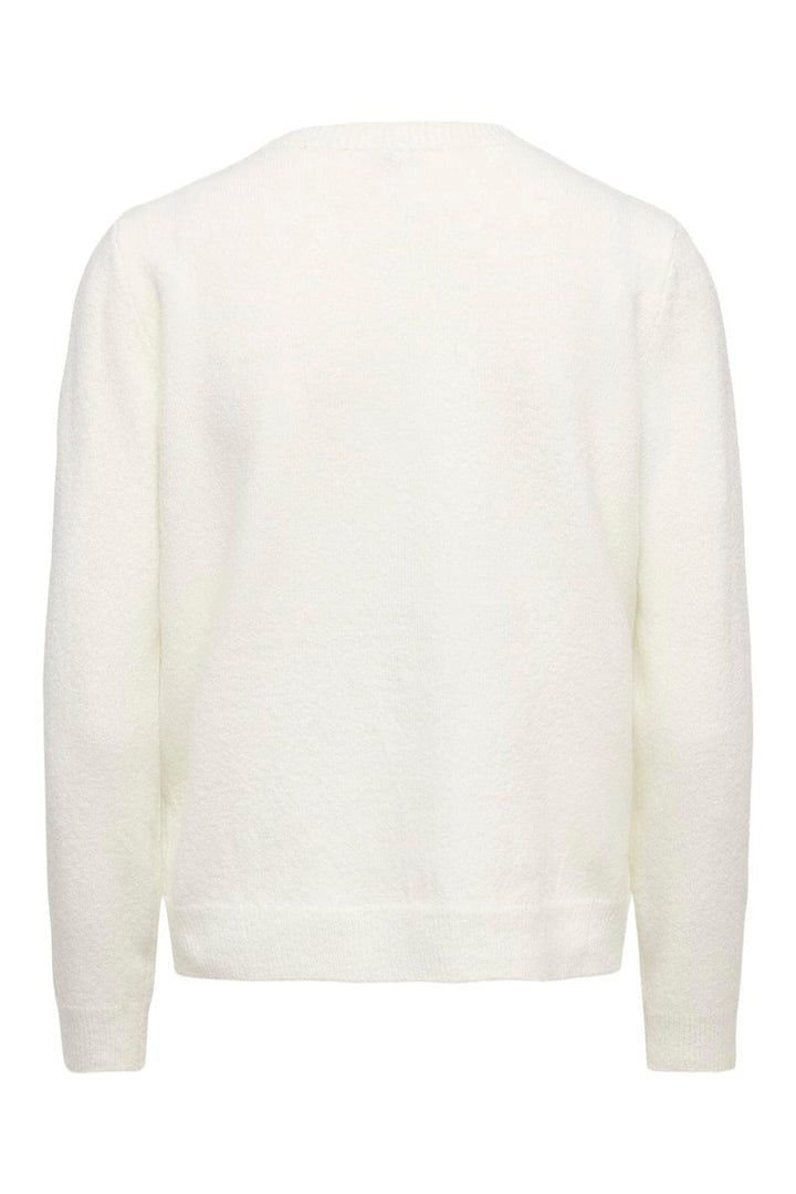 Only - Onlxmas Snowbear Ls O-Neck Knt - 5093917 Birch Alpine Bear/Malt B/Coffee C/Scoot/Mel