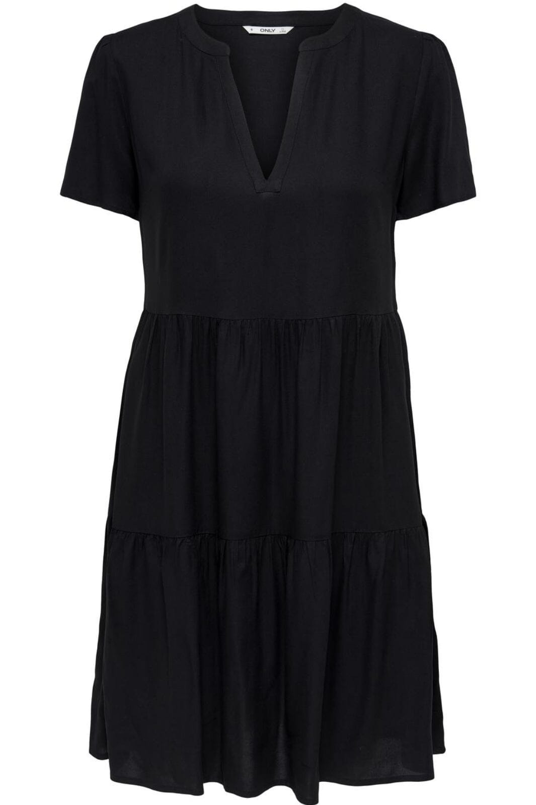 Only - Onlzally Life S/S Thea Dress 15262674 - 3935116 - Black