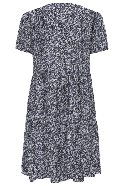 Only - Onlzally Life S/S Thea Dress 15262674 - 4800839 - Night Sky Sofia White Blue Ditsy