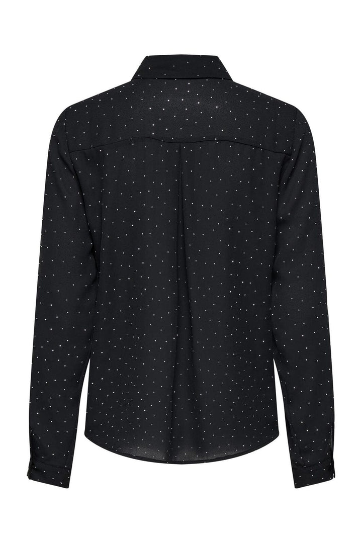 Only - Onlzeke L/S Stud Shirt - 4850703 Black Allover Studs