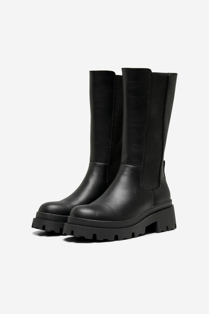 Only Shoes - Onldoja-5 Pu Long Boot - 4328312 Black
