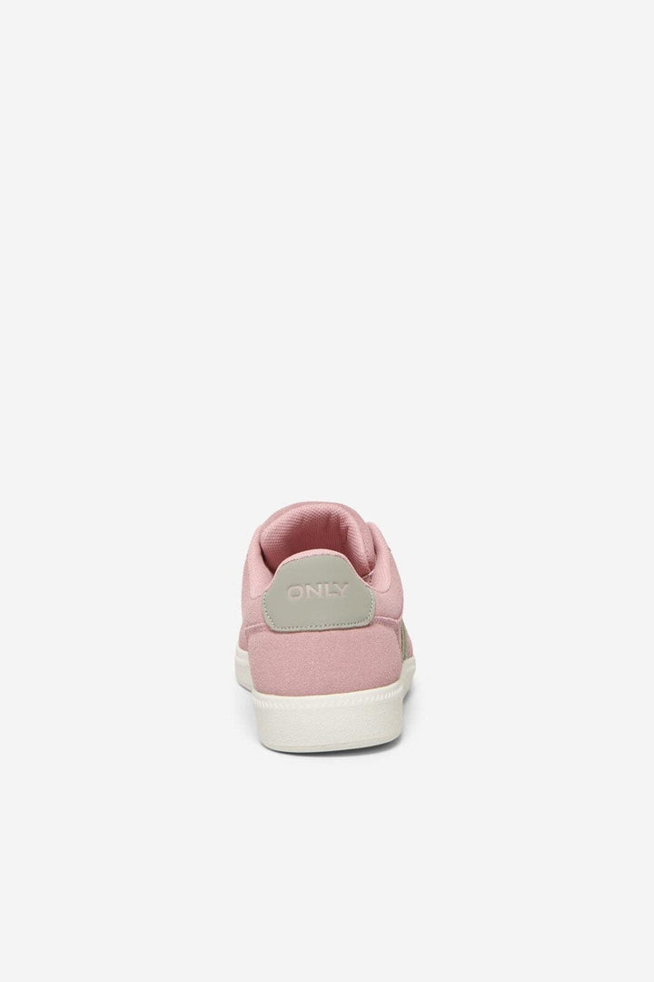 Only Shoes - Onllydie Pu Sneaker - 4985078 Misty Rose W Silver Sage & White Outsole