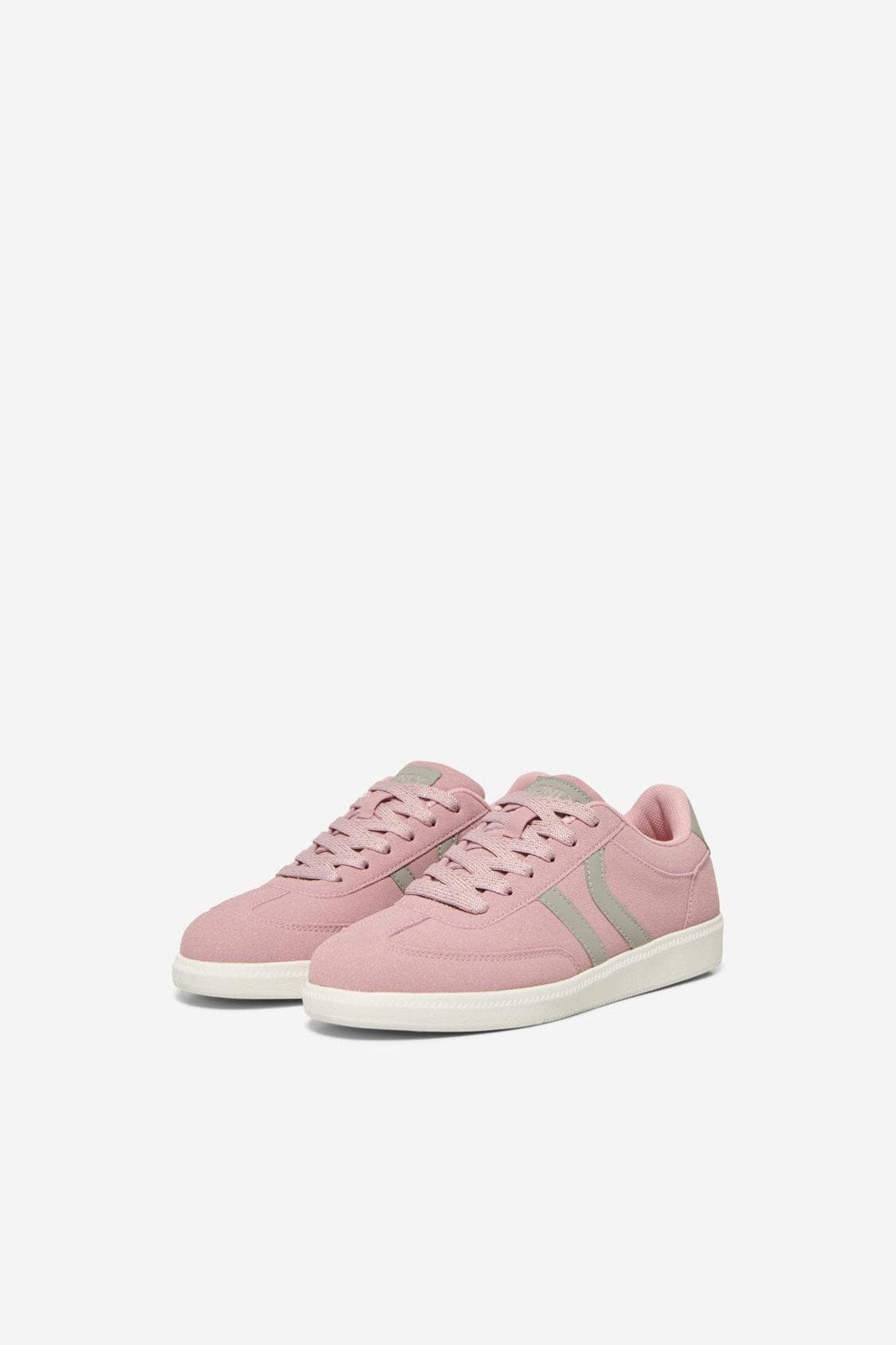 Only Shoes - Onllydie Pu Sneaker - 4985078 Misty Rose W Silver Sage & White Outsole