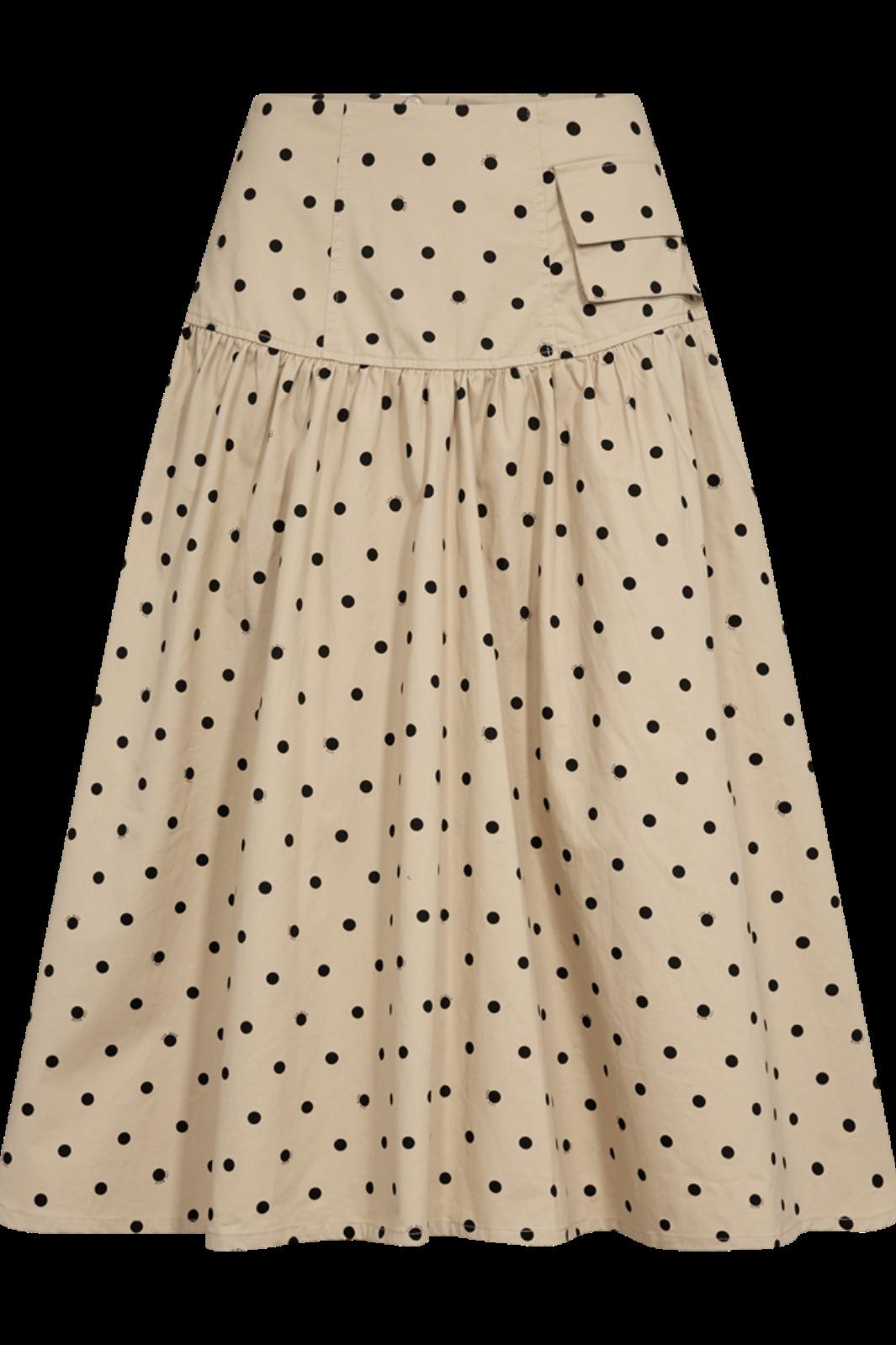 Copenhagen Muse - Cmdottie-skirt 211559 - 8744 Angora W, Black