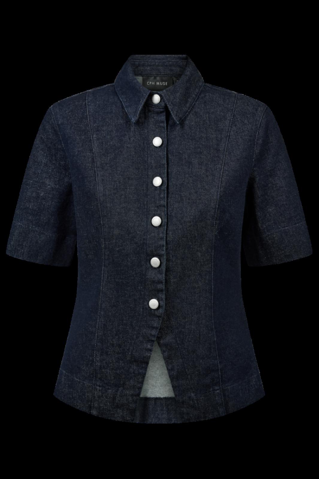 Copenhagen Muse - Cmannais-shirt 211569 - 9159 Dark Blue Denim
