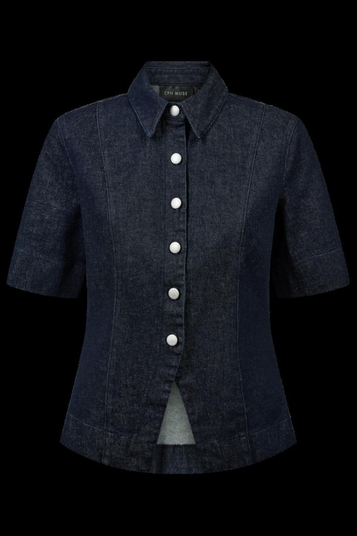 Copenhagen Muse - Cmannais-shirt 211569 - 9159 Dark Blue Denim