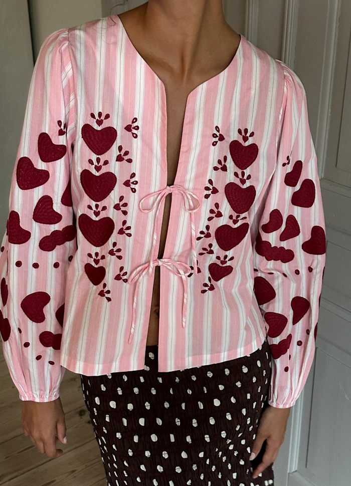 Sissel Edelbo - Elisabeth Top SE 1900 - Rose Stripes