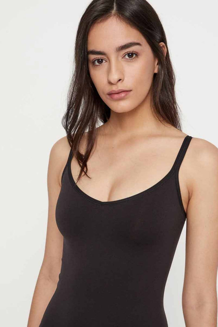 Pieces - Pcballroom Long Singlet - 1582375 Black