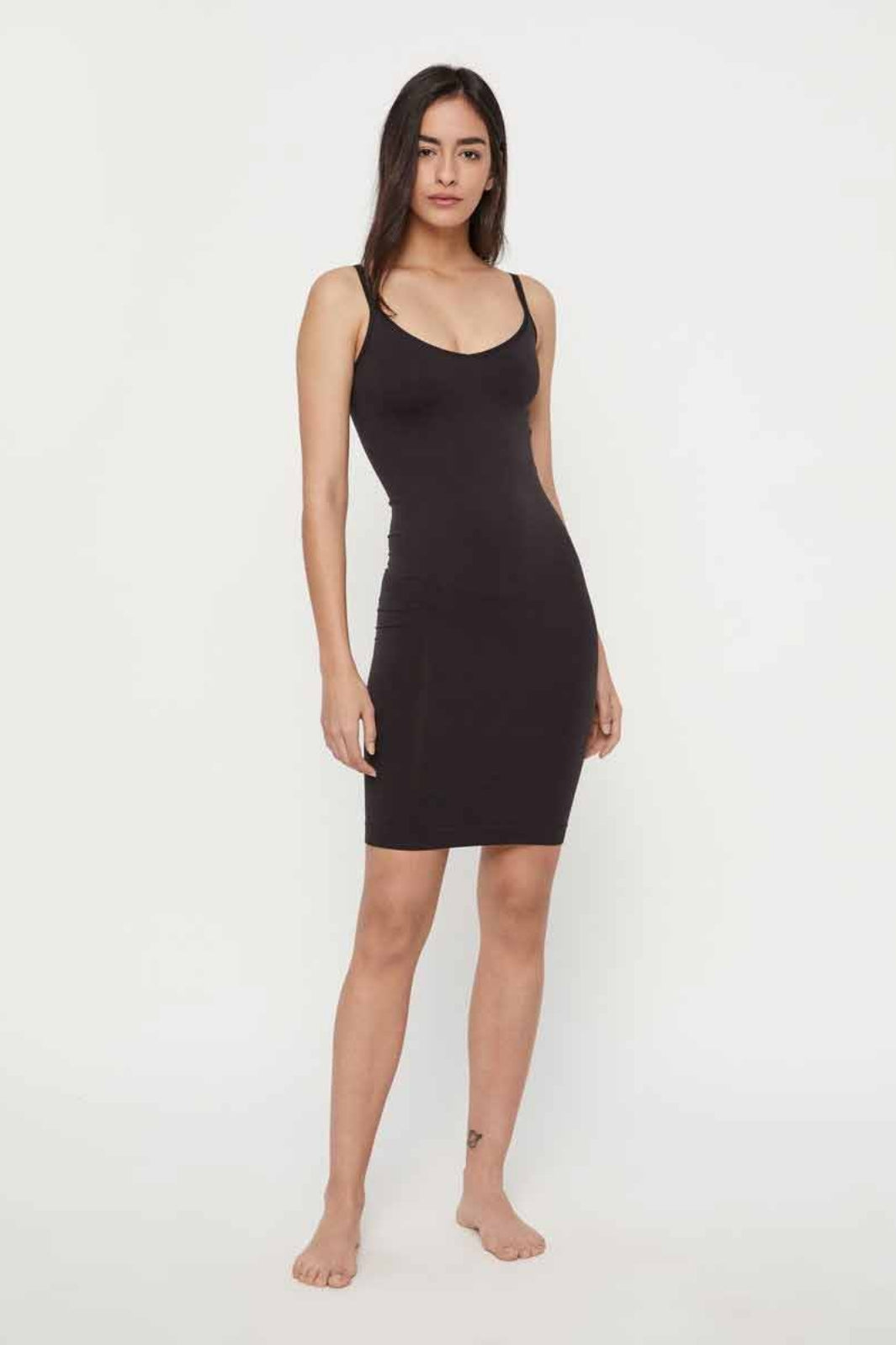Pieces - Pcballroom Long Singlet - 1582375 Black