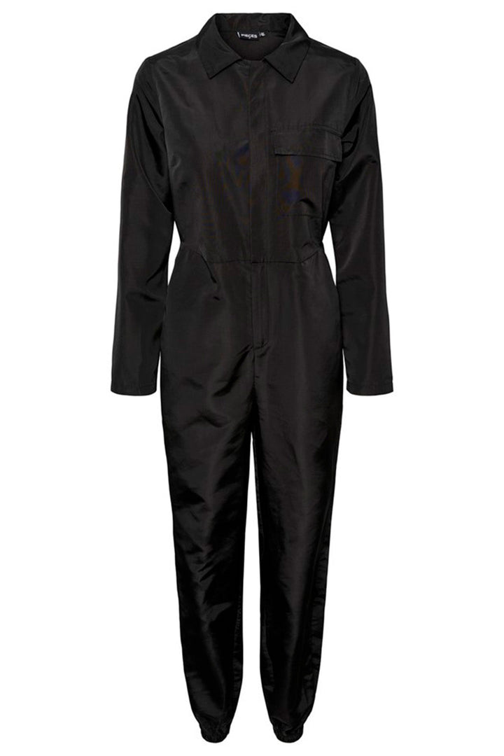 Pieces - Pcalberte Ls Boiler Jumpsuit - Black