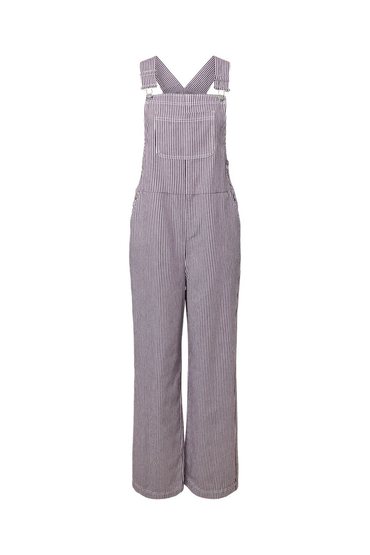 Pieces - Pcallo Dungaree Fsy - 5105194 Winetasting Cloud Dancer