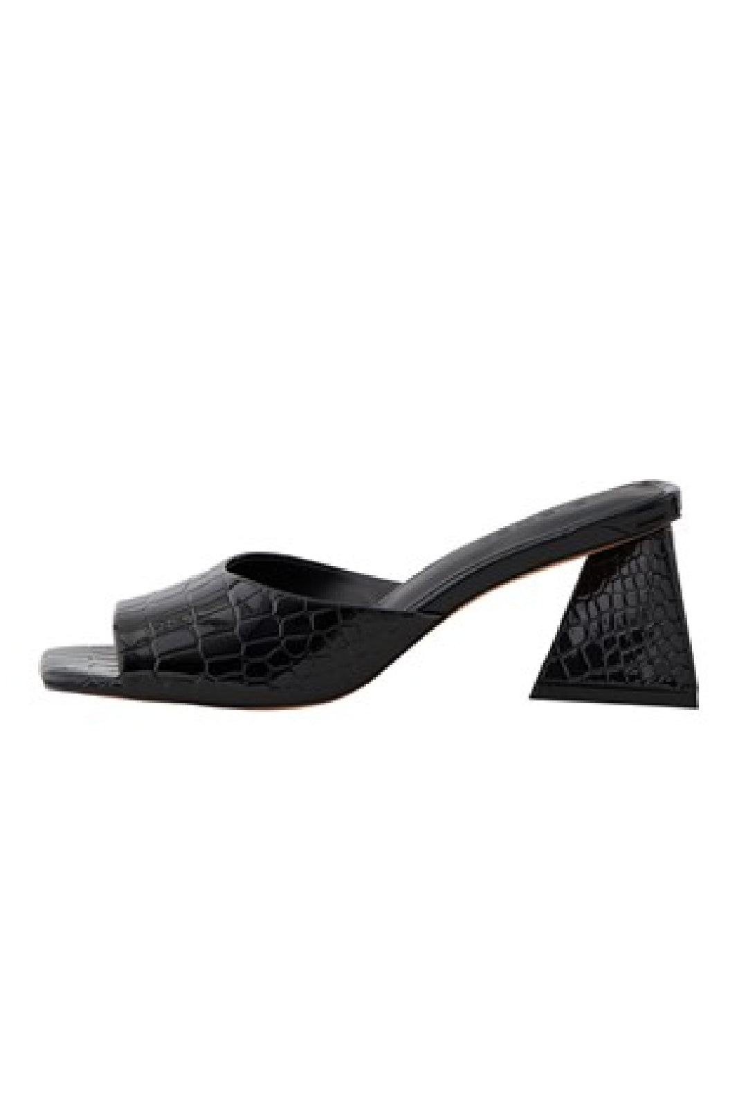 Pieces - Pcanlise Croco Sandal - Black