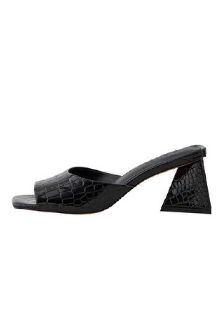 Pieces - Pcanlise Croco Sandal - Black