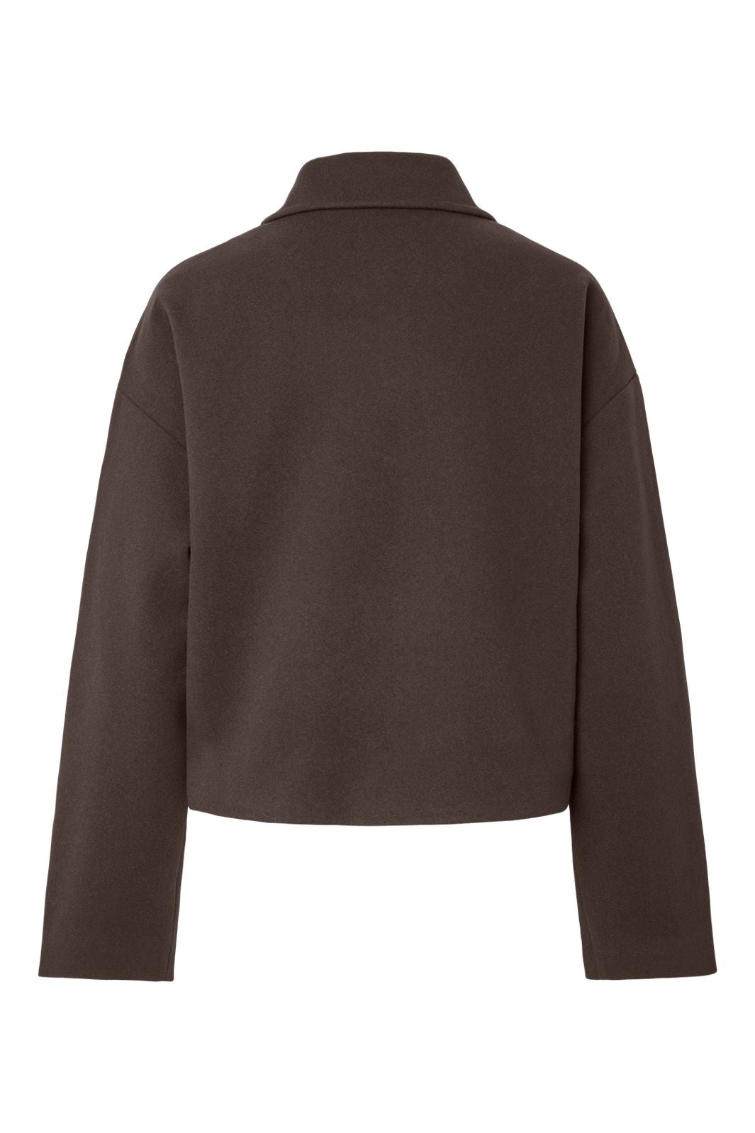 Pieces - Pcaya Short Coat - 5102307 Hot Fudge