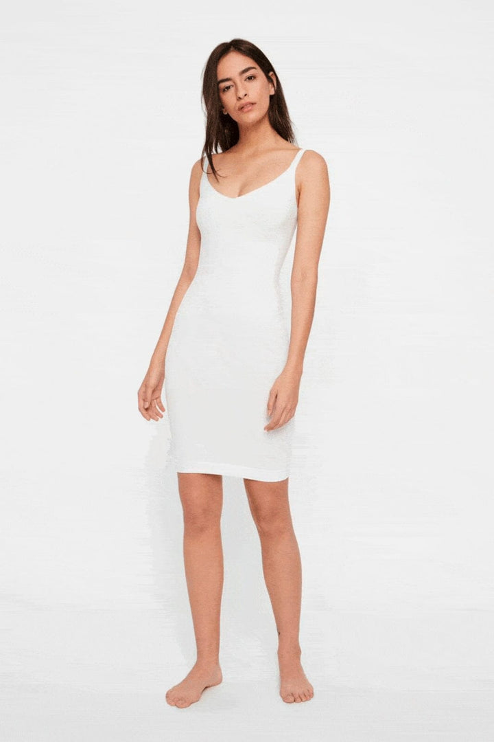 Pieces - Pcballroom Long Singlet - White