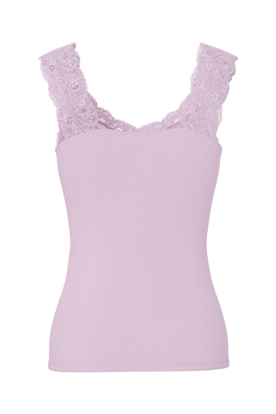 Pieces - Pcbarbera Lace Top - 4905219 Winsome Orchid