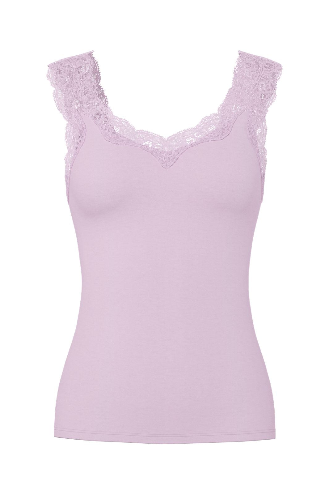 Pieces - Pcbarbera Lace Top - 4905219 Winsome Orchid
