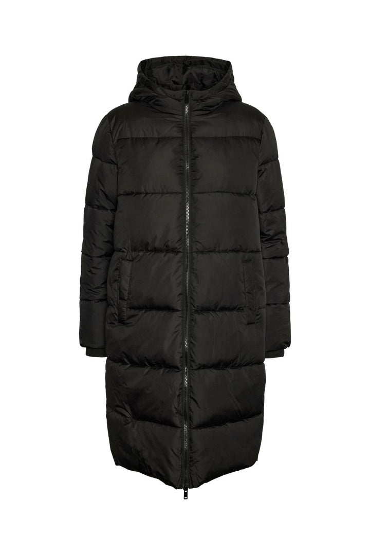Pieces - Pcbee New Long Puffer Jacket - 3718779 Black