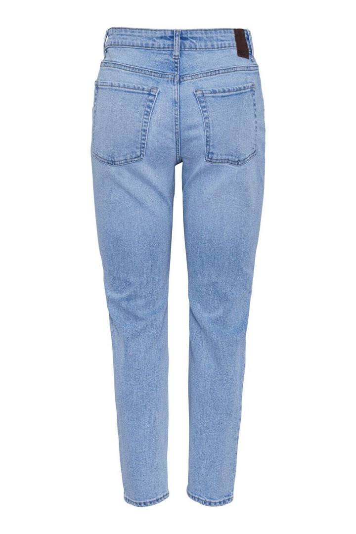Pieces - Pcbella Tap Jeans Lb306 - 4437844 Light Blue Denim