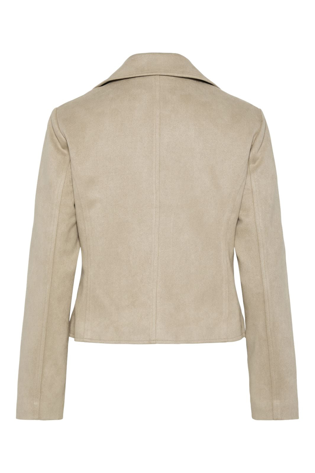 Pieces - Pcbeminda Biker Jacket - 4701707 Crockery