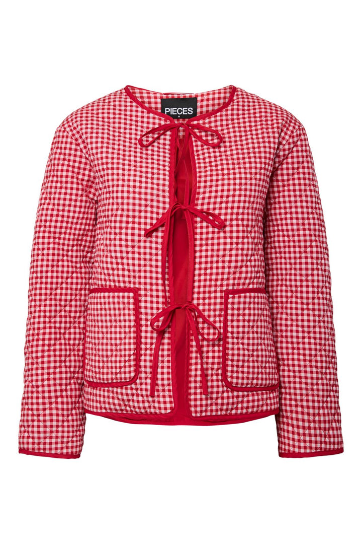 Pieces - Pcbibba Quilt Jacket - 4946810 Adrenaline Rush W. Bows