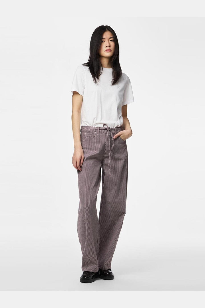 Pieces - Pcbillo Tie Barrel Jeans - 4972415 Sparrow Cloud Dancer