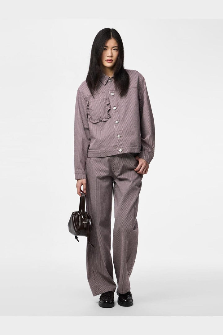 Pieces - Pcbillo Tie Barrel Jeans - 4972415 Sparrow Cloud Dancer