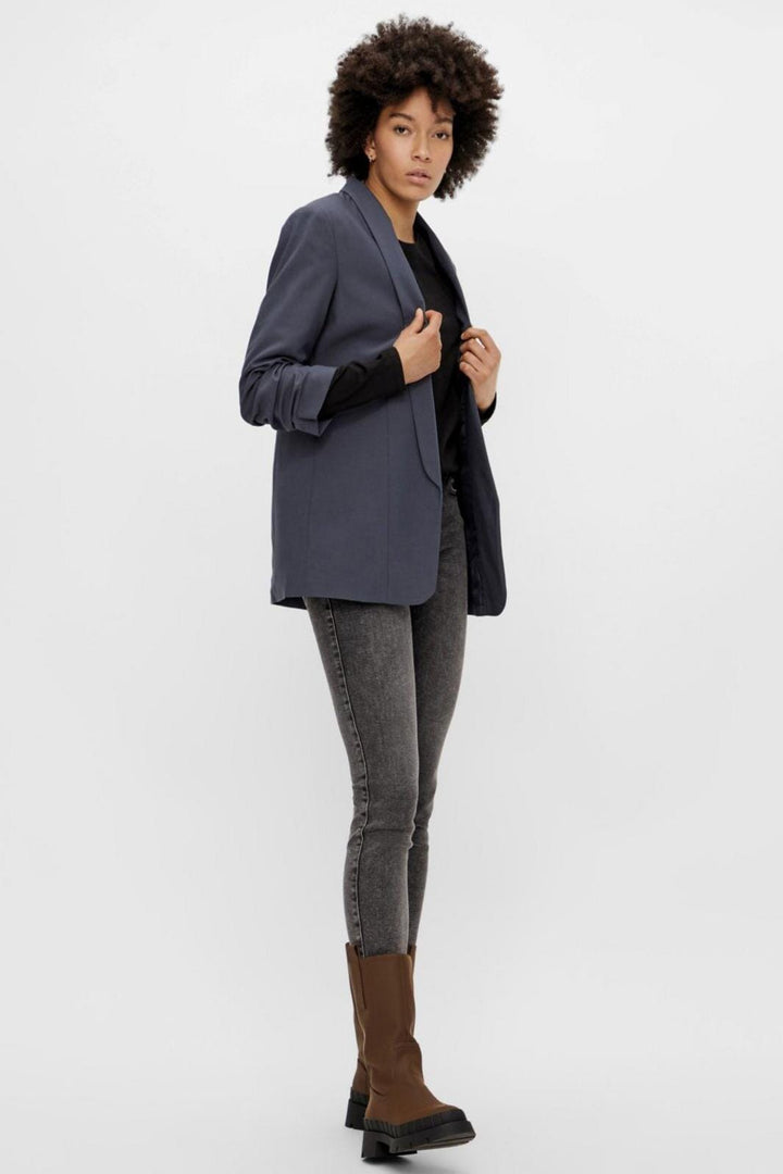 Pieces - Pcbosella 3/4 Blazer - Ombre Blue