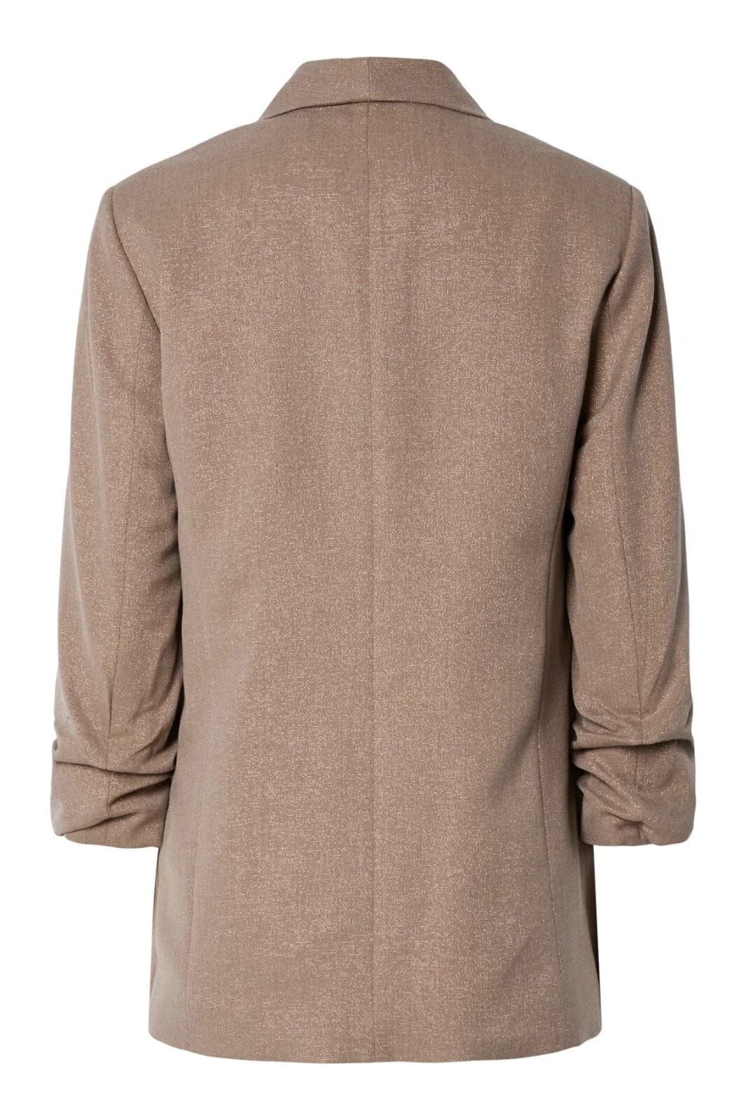 Pieces - Pcbosella 3/4 Glitter Blazer - 4836376 Fossil Gold Lurex