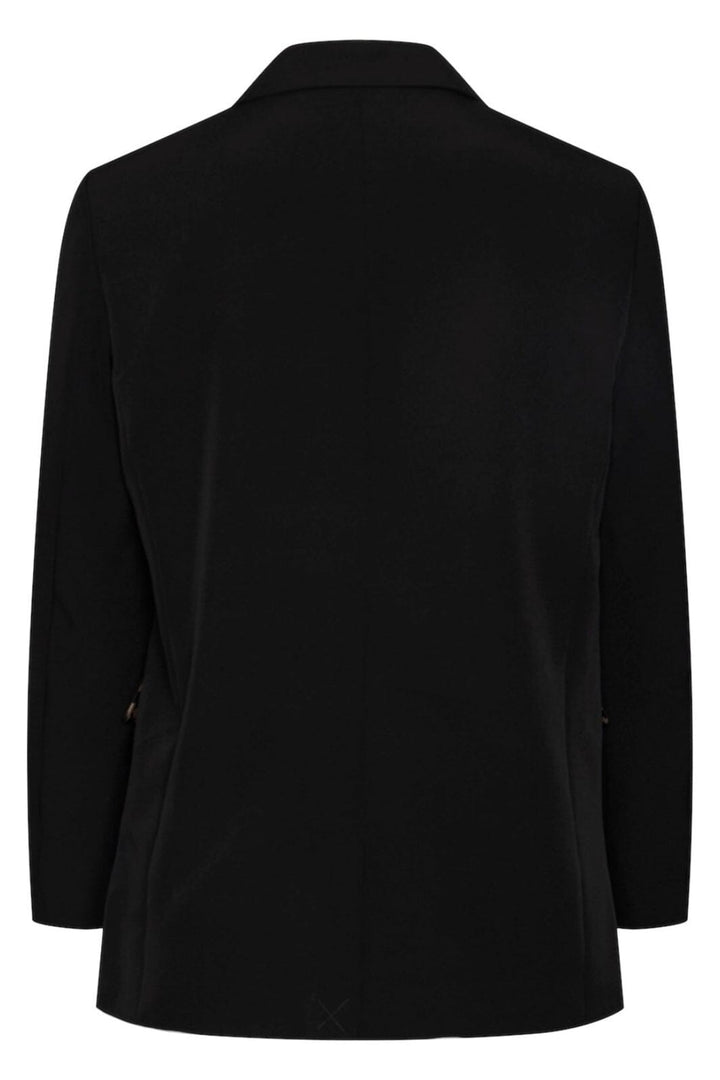 Pieces - Pcbossy Blazer W. Lining Detail - 4439695 Black Leo Print