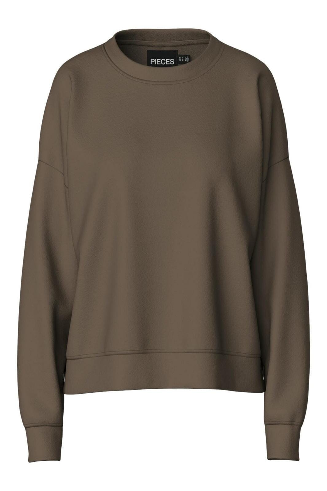 Pieces - Pcchilli Ls Sweat - 4614649 Morel