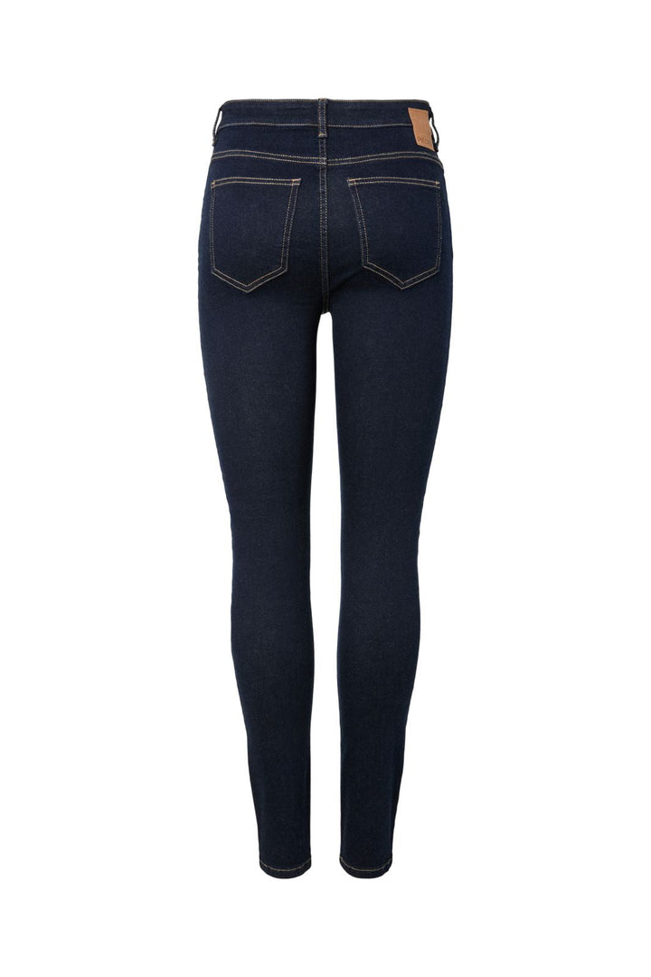 Pieces - Pcdaisy Skinny Jeans - 5039521 Dark Blue Denim Rinse