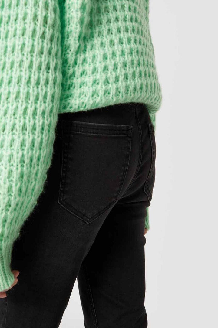 Pieces - PcDelly Skn MW Jeans - Black